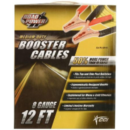 ROAD POWER 08445 BOOSTR CABLE 8 GAUGE 12FT BOXED 63224